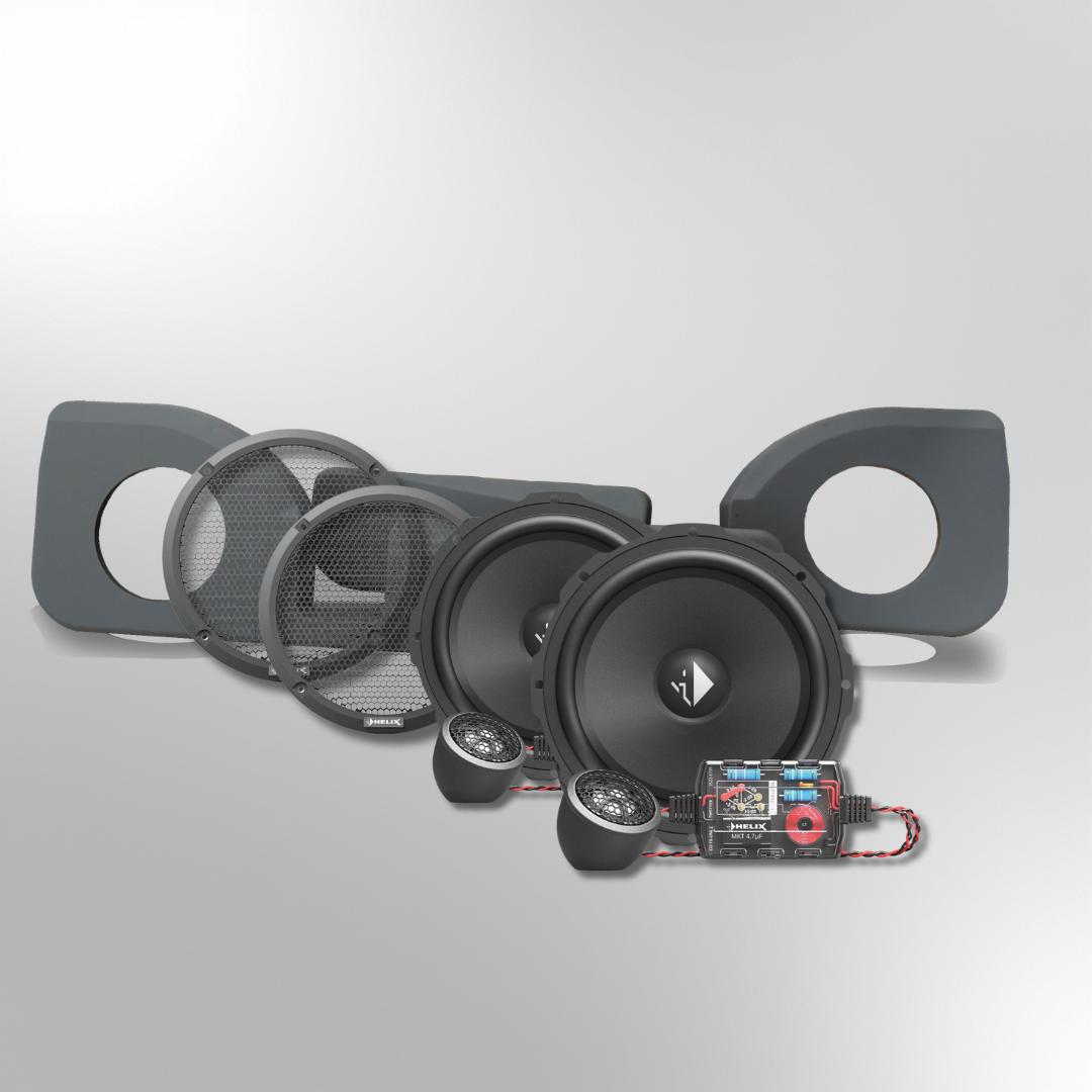 Land Cruiser Single Cab – Helix Compose I3 Splits Speakers + Pods Package