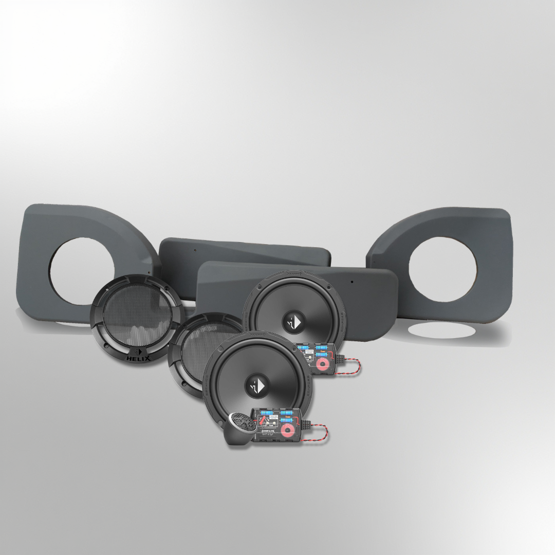 Land Cruiser Single Cab – Helix Compose Basic Splits Speakers + Pods Package