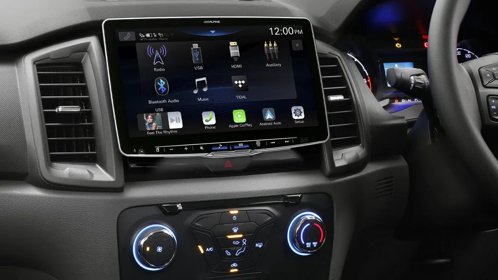 Alpine iLX-F511A Ranger upgrade headunit 11 inch screen 2016 to 2021