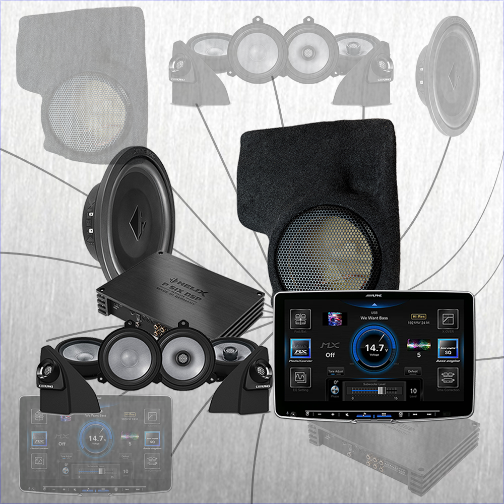 Nissan Navara NP300 sub and Stereo Design