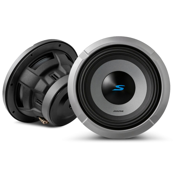 Alpine S2-W10D2 or D4 Dual 2 or 4 Ohm 10" Subwoofer image 0