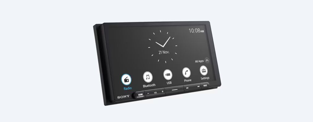 Sony XAV-AX6000 Bluetooth Media Receiver with Android Auto and Apple CarPlay
