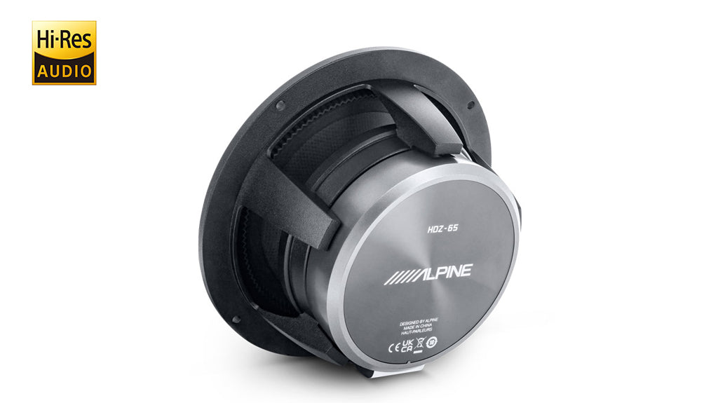 Alpine Status HDZ-65 6 1/2" 2-way Hi-Res Coax Speakers image 2