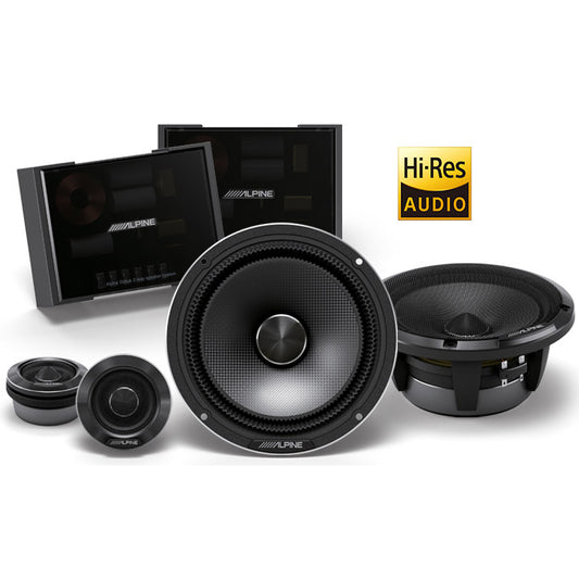 Alpine Status HDZ-65C 6 1/2" 2-way Hi-Res Component Speakers image 0