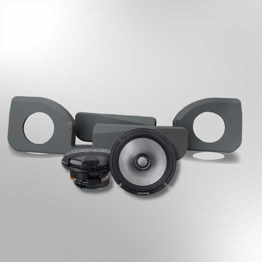 Land Cruiser Single Cab – Alpine R2-S65 Speakers + Pods Package