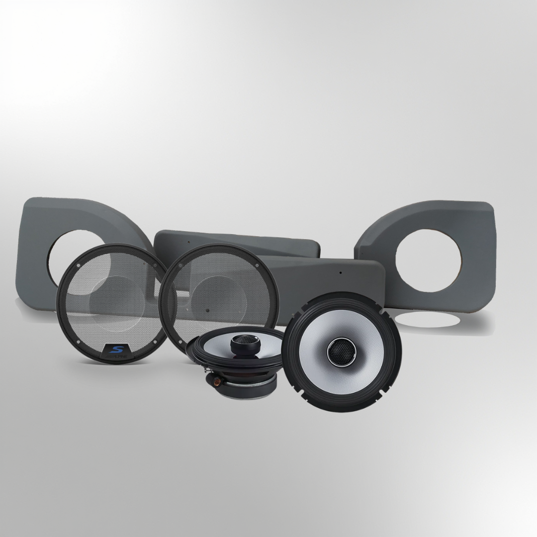 Land Cruiser Single Cab – Alpine S2-S65 Speakers + Pods Package
