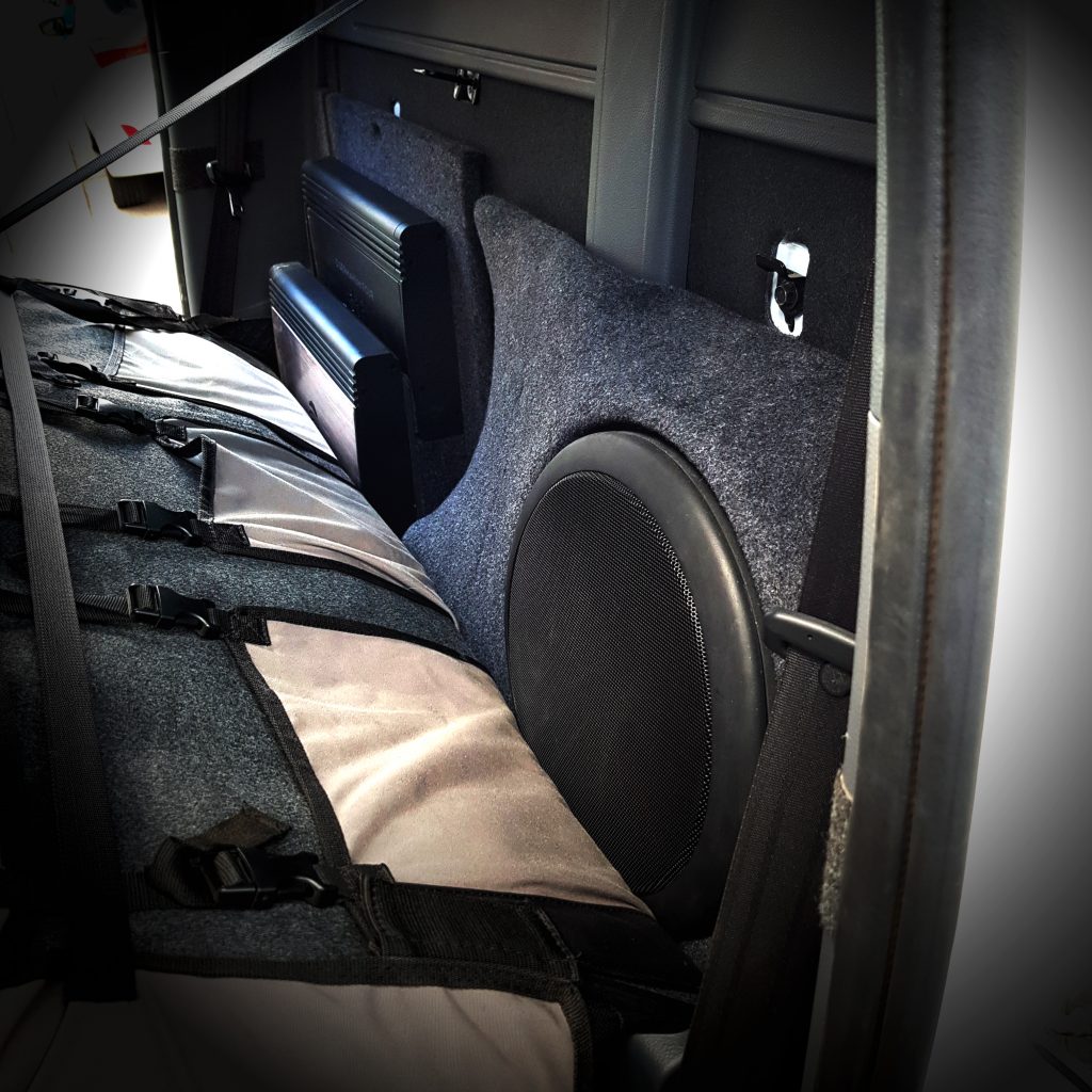 Mazda BT50 2011 onward Dual Cab Fibreglass 12 inch Sub Box image 2