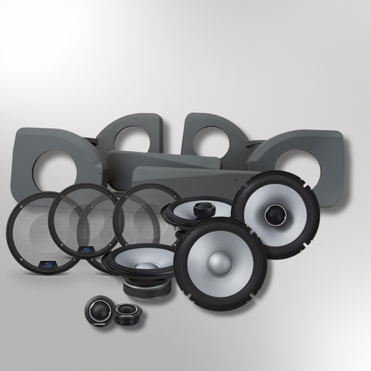 Toyota Land Cruiser 70 Series – Alpine S2-S65C + S2-S65 Speaker Package