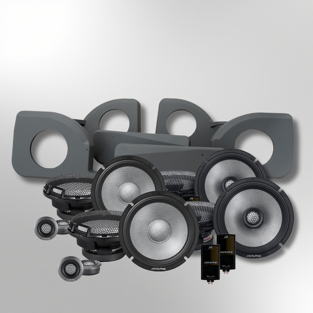 Toyota Land Cruiser 70 Series – Alpine R2-S65C + R2-S65 Speaker Package