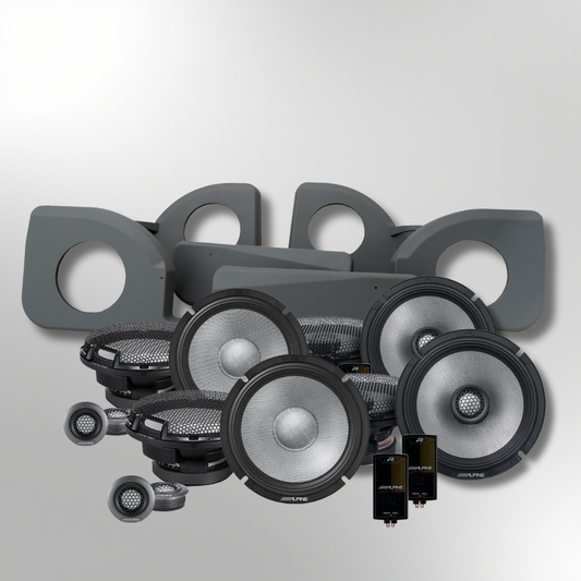 Toyota Land Cruiser 70 Series – Alpine R2-S65C + R2-S65 Speaker Package