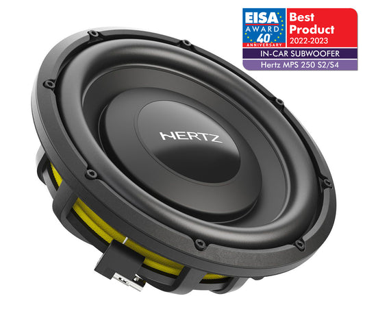 Hertz MPS 250 S4 shallow 10 inch subwoofer