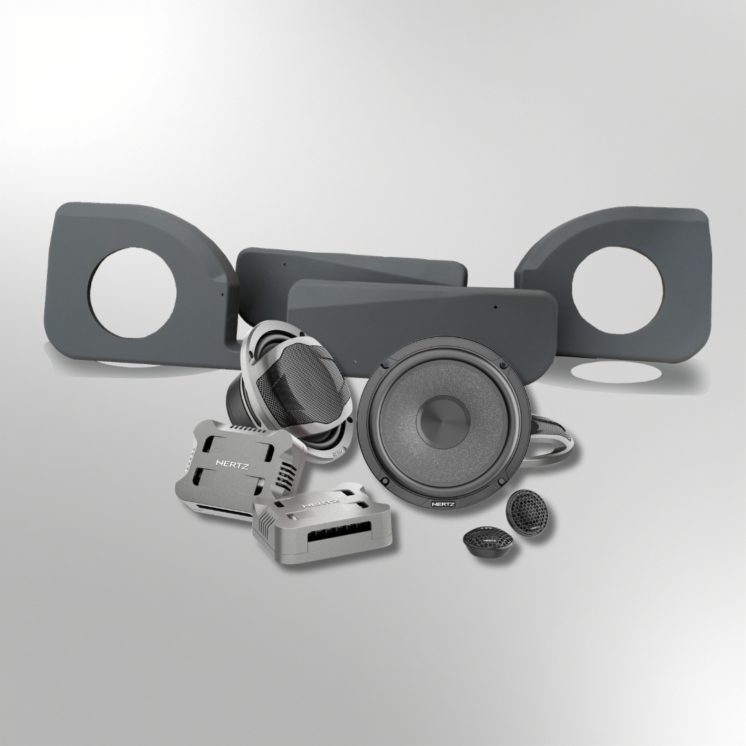 Land Cruiser Single Cab – Hertz MPK165.3 Speakers + Pods Package