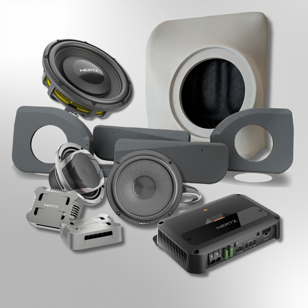 Toyota Land Cruiser 79 Series Oct 2016 on Single Cab compatible Hertz stereo and 12" subwoofer