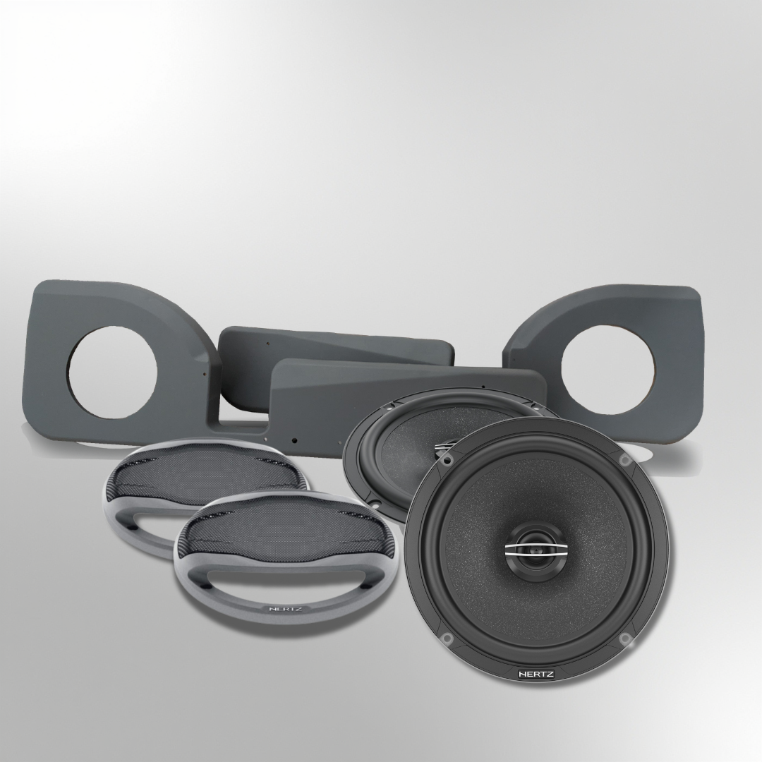 Land Cruiser Single Cab – Hertz CX165 Speakers + Pods Package