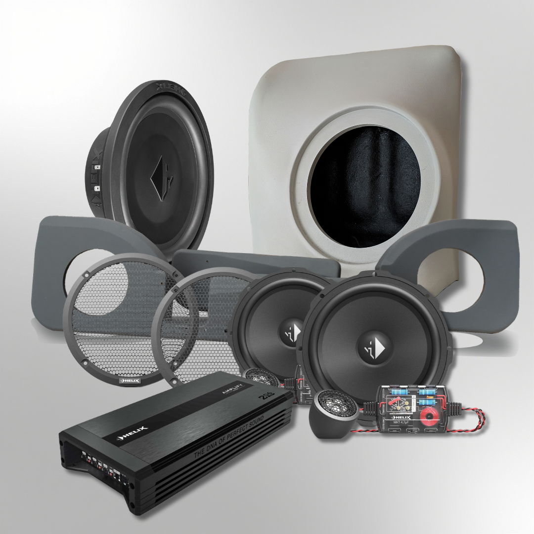 Toyota Land Cruiser 79 Series Oct 2016 on Single Cab compatible Helix stereo and 12" subwoofer