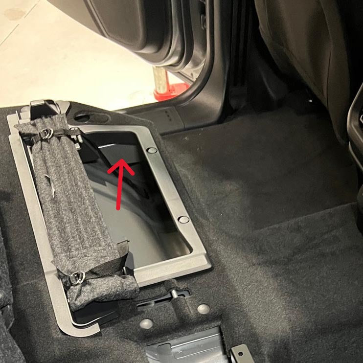 Ford Ranger Next gen Amplifier Rack Passenger side