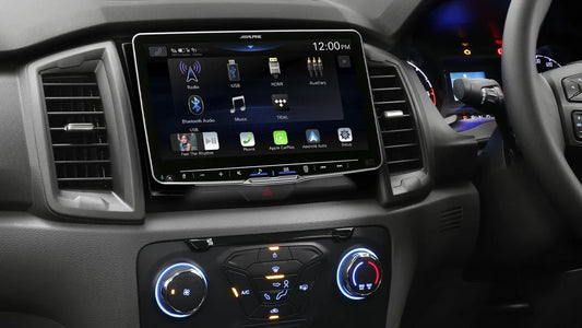 Alpine iLX-F509A Ranger upgrade headunit 9 inch screen 2016 to 2021