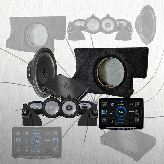 PX Ranger Dual Cab Stereo and 12" Subwoofer Design