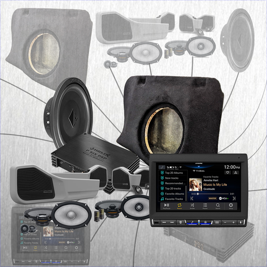 Toyota Landcruiser 79 Series Dual Cab stereo and subwoofer design