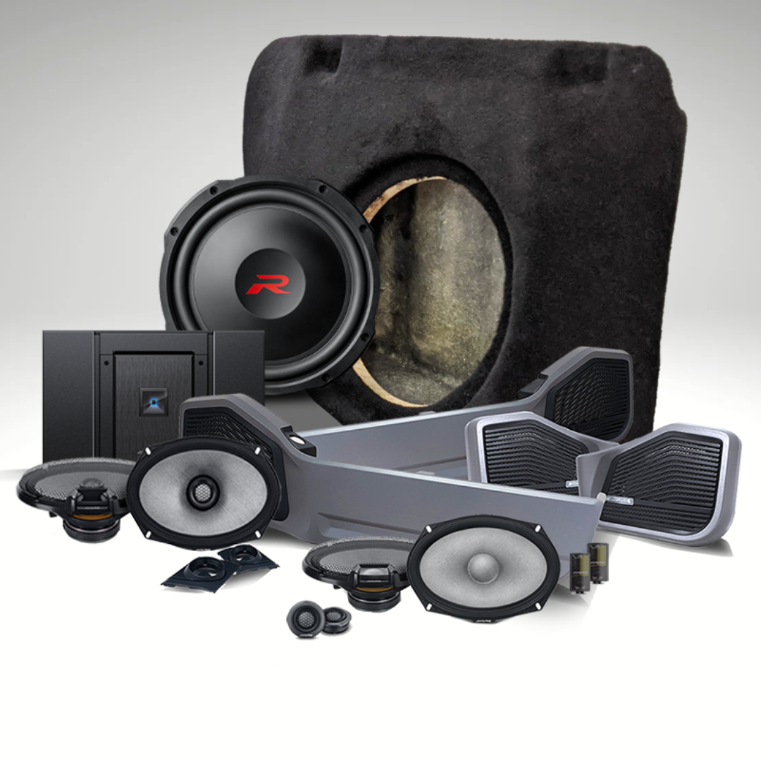 Land Cruiser 79 series Dual Cab suitable Alpine Stereo with 12 inch subwoofer