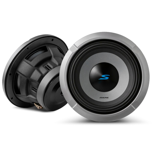 Alpine S2-W10D2 or D4 Dual 2 or 4 Ohm 10" Subwoofer image 0