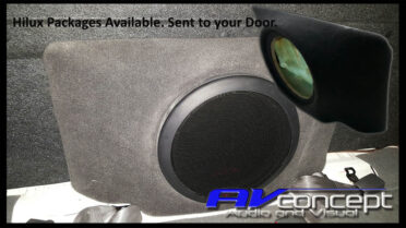 toyota hilux subwoofer box
